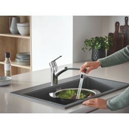 Grohe Start bateria kuchenna stojąca QuickFix z wyciąganą wylewką chrom 30531001