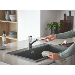 Grohe Start bateria kuchenna stojąca QuickFix z wyciąganą wylewką chrom 30531001