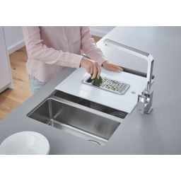 Grohe Eurocube bateria kuchenna stojąca wysoka chrom 31255000