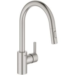 Grohe Feel bateria kuchenna stojąca stal 31486DC1