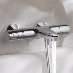 Grohe Precision bateria wannowo-prysznicowa ścienna z termostatem chrom 34227002