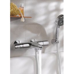 Grohe Precision bateria wannowo-prysznicowa ścienna z termostatem chrom 34227002