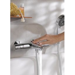 Grohe Precision bateria wannowo-prysznicowa ścienna z termostatem chrom 34227002