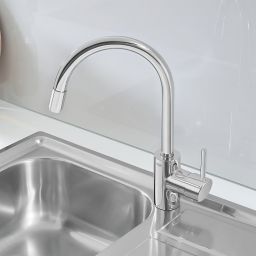 Grohe Concetto bateria kuchenna stojąca z wyciąganą wylewką chrom 32663003