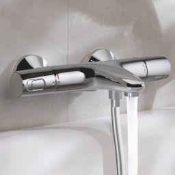 Grohe Precision bateria wannowo-prysznicowa ścienna z termostatem chrom 34227002