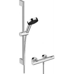 Hansgrohe Pulsify Select S zestaw prysznicowy ścienny termostatyczny chrom 24262000