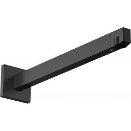 Hansgrohe ramię deszczownicy 39 cm ścienne czarny chrom szczotkowany 24337340