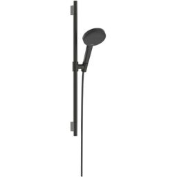 Hansgrohe Raindance Alive Select S zestaw prysznicowy ścienny czarny chrom szczotkowany 24602340
