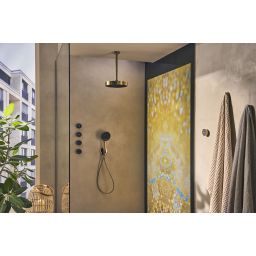 Hansgrohe Rainfinity deszczownica 25 cm okrągła brąz szczotkowany 26229140