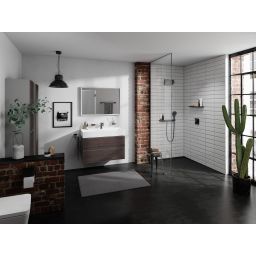 Hansgrohe Rainfinity deszczownica 25 cm okrągła czarny mat 26229670