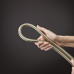 Hansgrohe Croma Select S zestaw prysznicowy ścienny termostatyczny z deszczownicą brąz szczotkowany 26890140