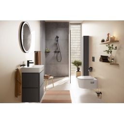 Hansgrohe Activera Select S zestaw prysznicowy ścienny termostatyczny czarny 28876670