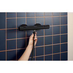Hansgrohe Activera Select S zestaw prysznicowy ścienny termostatyczny czarny 28876670