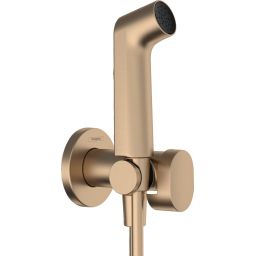 Hansgrohe Bidette bateria bidetowa z zestawem prysznicowym podtynkowa brąz szczotkowany 29232140
