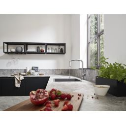 Hansgrohe S 51 zlewozmywak granitowy 50x46 cm szary kamień 43431290