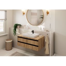 Hansgrohe Vernis Blend bateria umywalkowa stojąca czarny mat 71558670