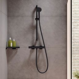 Hansgrohe Activera Select S zestaw prysznicowy ścienny termostatyczny czarny 28876670