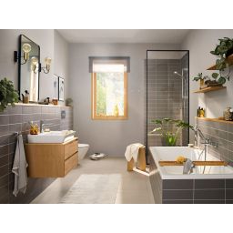 Hansgrohe Rebris E bateria umywalkowa stojąca chrom 72559000