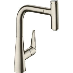 Hansgrohe Talis Select M51 bateria kuchenna stojąca stal szlachetna fnish 73852800