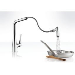 Hansgrohe Metris M71 bateria kuchenna stojąca chrom 14820000