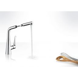 Hansgrohe Metris M71 bateria kuchenna stojąca chrom 14821000