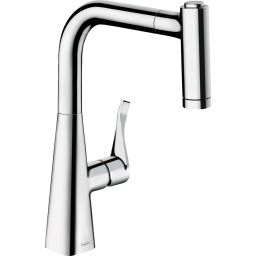 Hansgrohe Metris M71 bateria kuchenna stojąca chrom 14834000
