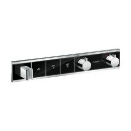 Hansgrohe RainSelect bateria wannowo-prysznicowa podtynkowa termostatyczna czarny/chrom 15356600