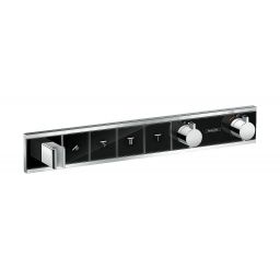 Hansgrohe RainSelect bateria wannowo-prysznicowa podtynkowa termostatyczna czarny/chrom 15357600