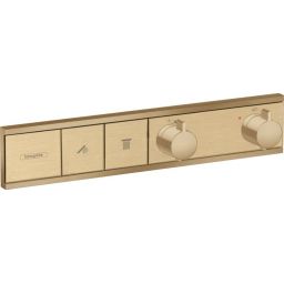 Hansgrohe RainSelect bateria wannowo-prysznicowa podtynkowa termostatyczna brąz szczotkowany 15380140