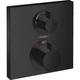Hansgrohe Ecostat Square bateria wannowo-prysznicowa podtynkowa termostatyczna czarny mat 15714670