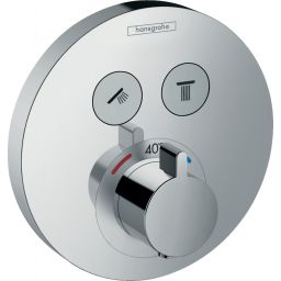 Hansgrohe ShowerSelect S bateria wannowo-prysznicowa podtynkowa termostatyczna chrom 15743000