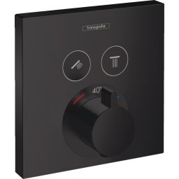 Hansgrohe ShowerSelect bateria wannowo-prysznicowa podtynkowa z termostatem czarna 15763670