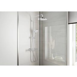 Hansgrohe Vernis Blend zestaw prysznicowy ścienny termostatyczny z deszczownicą chrom 26089000