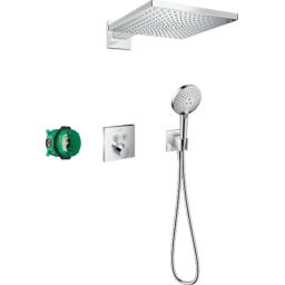 Hansgrohe Raindance zestaw prysznicowy podtynkowy termostatyczny z deszczownicą chrom 27952000