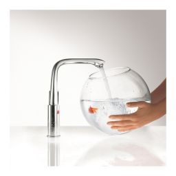 Hansgrohe Metris bateria umywalkowa stojąca EcoSmart chrom 31087000