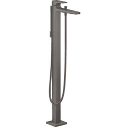 Hansgrohe Metropol bateria wannowo-prysznicowa wolnostojąca czarny chrom szczotkowany 32532340