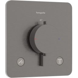 Hansgrohe Ecostat Comfort Q bateria wannowo-prysznicowa podtynkowa termostatyczna czarny chrom szczotkowany 33713340