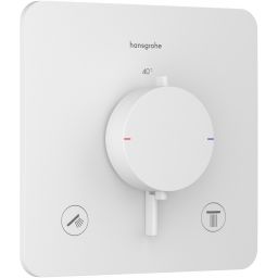 Hansgrohe Ecostat Comfort Q bateria wannowo-prysznicowa podtynkowa termostatyczna biała 33713700