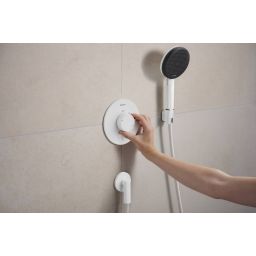 Hansgrohe Ecostat Comfort S bateria prysznicowa podtynkowa termostatyczna biała 33714700