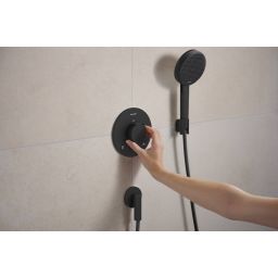 Hansgrohe Ecostat Comfort S bateria wannowo-prysznicowa podtynkowa termostatyczna czarna 33715670