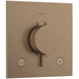 Hansgrohe Ecostat Comfort E bateria wannowo-prysznicowa podtynkowa termostatyczna brąz szczotkowany 33716140
