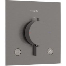 Hansgrohe Ecostat Comfort E bateria wannowo-prysznicowa podtynkowa termostatyczna czarny chrom szczotkowany 33716340