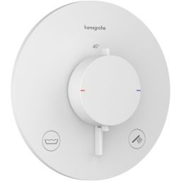 Hansgrohe Ecostat Comfort S bateria wannowo-prysznicowa podtynkowa termostatyczna biała 33718700
