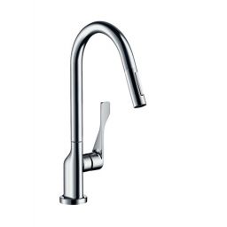 Axor Citterio bateria kuchenna stojąca stalowa 39835800