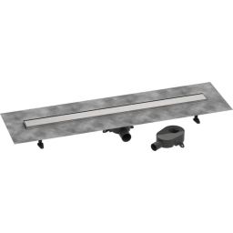 Hansgrohe RainDrain Go odpływ liniowy 100 cm kompletny stal szlachetna szczotkowana 56275800