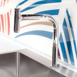 Hansgrohe Metris Select M71 bateria kuchenna stojąca z wyciąganą wylewką chrom 73804000