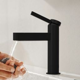 Hansgrohe Finoris bateria umywalkowa stojąca EcoSmart czarny mat 76020670