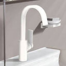 Hansgrohe Vivenis bateria umywalkowa stojąca EcoSmart biały mat 75030700