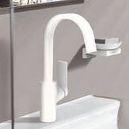 Hansgrohe Vivenis bateria umywalkowa stojąca EcoSmart biały mat 75032700