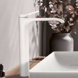 Hansgrohe Vivenis bateria umywalkowa stojąca wysoka EcoSmart biały mat 75040700